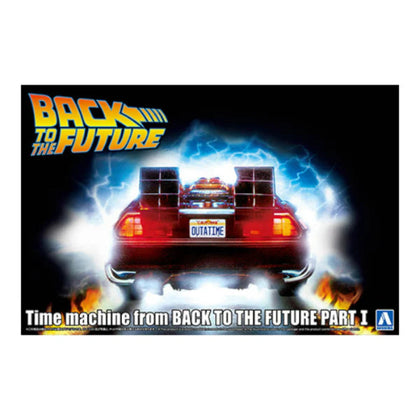 Aoshima Back to the Future Time Part 1 Time Machine 1:24 Scale Plastic Model Kit