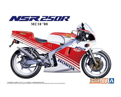 Aoshima 1988 Honda MC18 NSR250R 1:12 Scale Plastic Model Kit