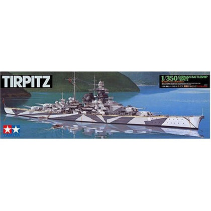 Tamiya German Battleship Tirpitz 1:350 Scale Plastic Model Kit