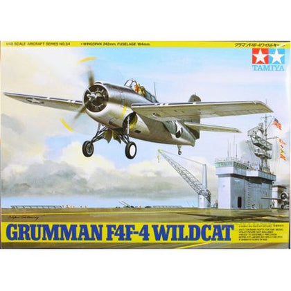 Tamiya Grumman F4F-4 Wildcat 1:48 Scale Plastic Model Kit