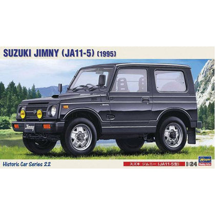 Suzuki Jimny JA11-5 1:24 Scale Plastic Model Snap Kit