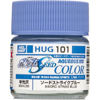 Mr Hobby Aqueous Gundam Color Paint HUG-101 Semi-Gloss Sword Strike Blue