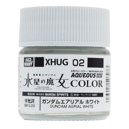 Mr Hobby Aqueous Gundam Color Paint XHUG-02 Semi-Gloss Aerial White