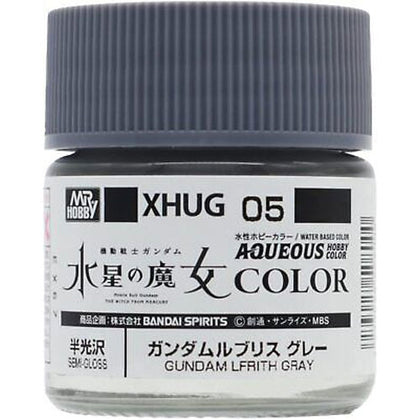 Mr Hobby Aqueous Gundam Color Paint XHUG-05 Semi-Gloss Lfrith Grey