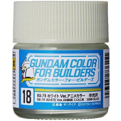 Mr Hobby Gundam Color Paint UG-18 Semi-Gloss Anime White