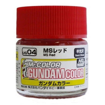 Mr Hobby Gundam Color Paint UG-04 Semi-Gloss MS Red