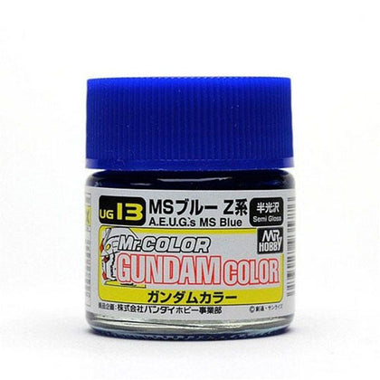 Mr Hobby Gundam Color Paint UG-13 Semi-Gloss MS Zeta Blue