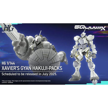 HG 1/144 GQuuuuuuX XAVIERS GYAN HAKUJI-PACKS GUNDAM