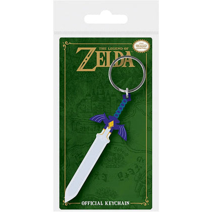 The Legend of Zelda Master Sword Rubber Keyring