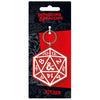 Dungeons and Dragons Rubber Keyring Dice