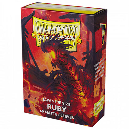 Deck Protector Dragon Shield Small (Japanese) 60ct Ruby Matte