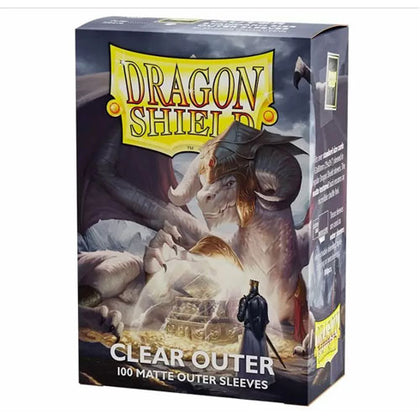 Deck Protector Dragon Shield Outter Sleeves Standard 100ct Matte Clear