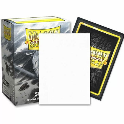 Deck Protector Dragon Shield Standard 100ct Snow White Dual Matte