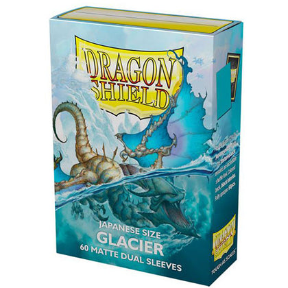 Deck Protector Dragon Shield Small (Japanese) 60ct Glacier Blue Dual Matte