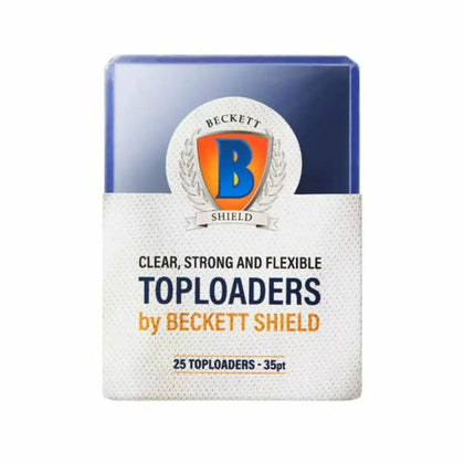 Top Loader Beckett Shield Regular 35pt (63mm x 88mm) 25 Pack
