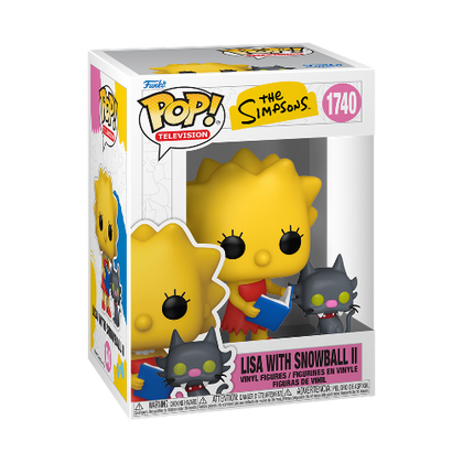 The Simpsons Lisa with Snowball II Pop! Vinyl
