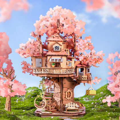 Robotime 3D Puzzle Creation Set TGS04 Sakura Tree House
