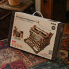 Robotime ROKR LK703B Mechanical Typewriter Classic Wooden Model Kit