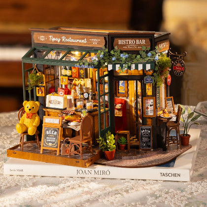 Robotime Miniature House DG167 Tipsy Restaurant