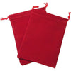 Chessex Dice Bag Suedecloth Large Red