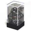 Chessex Translucent Smoke/White Polyhedral 7 Die Dice Set