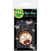 Rick and Morty Rubber Keychain Morty Face