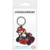 Super Mario Rubber Keychain Mario Drifting