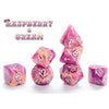 Aether Dice Raspberry & Cream 7 Dice Set