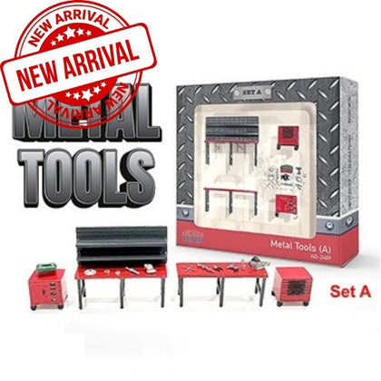 American Diorama Metal Tools 1:64 Scale Figure Set