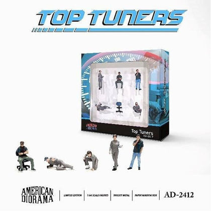 American Diorama Top Tuners 1:64 Scale Figure Set