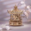 Robotime DIY Mechanical Music Box Romantic Carousel