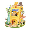 Robotime DIY Miniature House Cat House