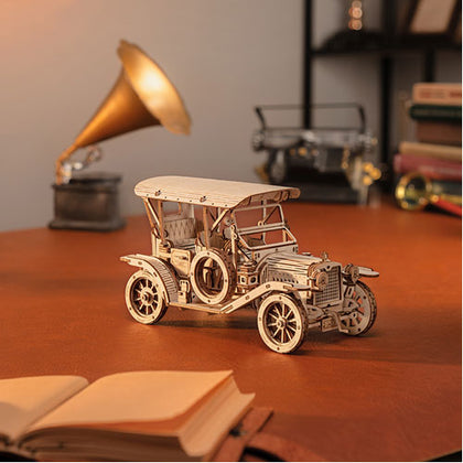 Robotime Classical 3D Wooden Vintage Car