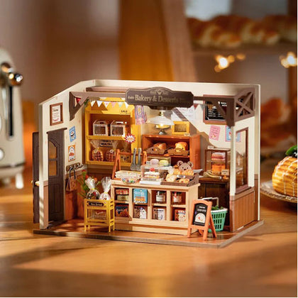 Robotime DIY Miniature House Beckas Baking House