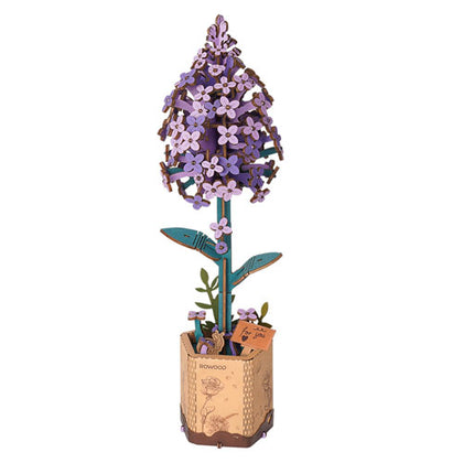 Robotime DIY Wood Bloom Lilac