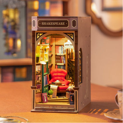 Robotime DIY Miniature House Corner Bookstore