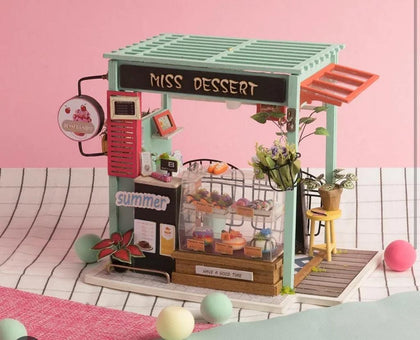 Robotime DIY Miniature House Ice Cream Station