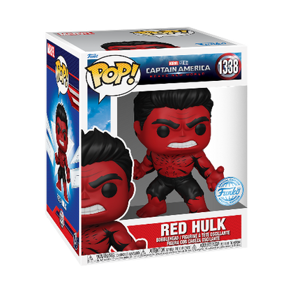 Captain America 4 Red Hulk Retro Comic US Exclusive 6 Inch Pop! Vinyl