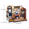 Robotime Miniature House DG157 Moses Detective Agency