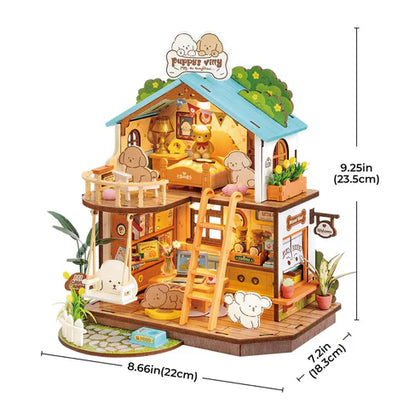 Robotime Miniature House DG169 Puppy's Cozy Villa