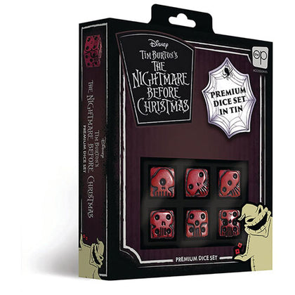 Disney The Nightmare Before Christmas Premium D6 Dice Set with Tin