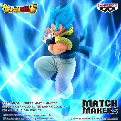 Dragon Ball Super Super Saiyan Gogeta MATCH MAKERS BANPRESTO Action Figure