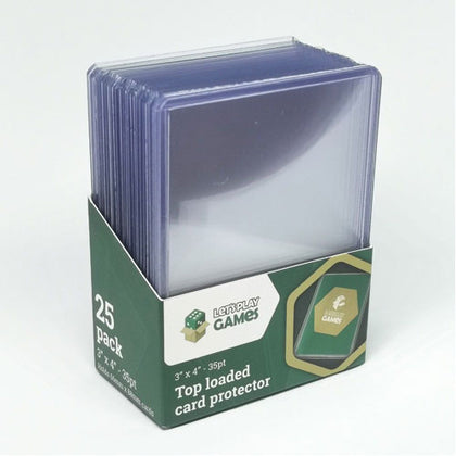 LPG Top Loader Card Protector Regular 35pt (66 mm x 88 mm) 25 Pack