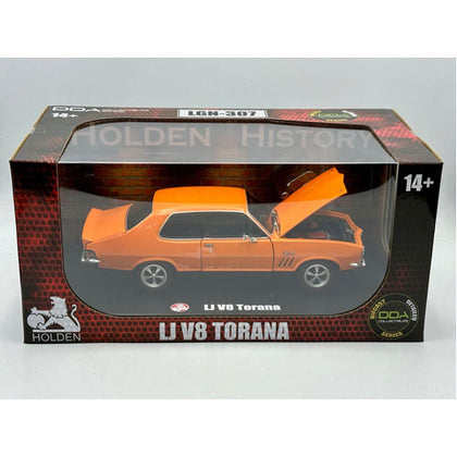 DDA Holden LJ 308 Torana Lone O Ranger Orange 1:24 Scale Diecast Vehicle