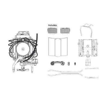 DDA Holden LC/LJ 253/308 V8 Engine 1:24 Scale Plastic Kit Accessory