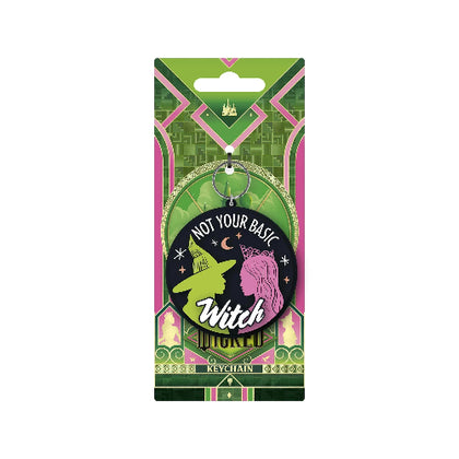 Wicked Rubber Keyring Not Your Basic Witch