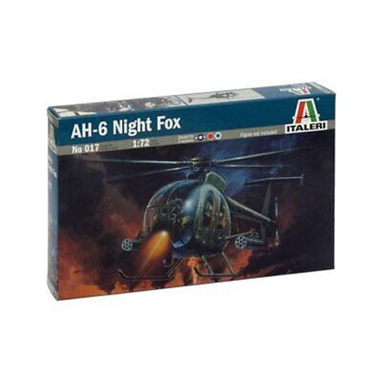Italeri AH-6A Night Fox Scout Helicopter 1:72 Scale Plastic Model Kit
