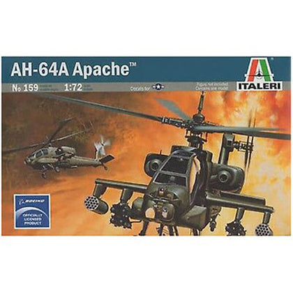 Italeri AH-64A Apache 1:72 Scale Plastic Model Kit