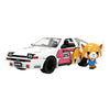 Aggretsuko 1986 Toyota Trueno AE86 with Aggretsuko Figure 1:24 Scale Diecast Vehicle