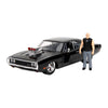 Fast & Furious 1970 Dodge Charger with Dom Toretto Figure Hollywood Rides 1:24 Scale Diecast Vehicle